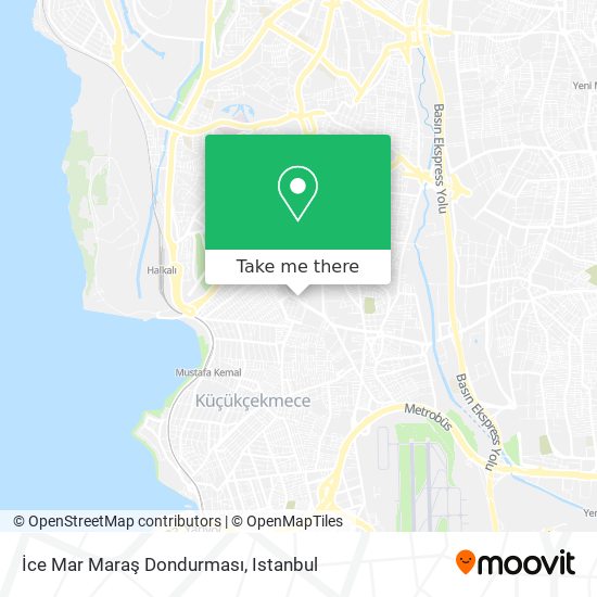 İce Mar Maraş Dondurması map