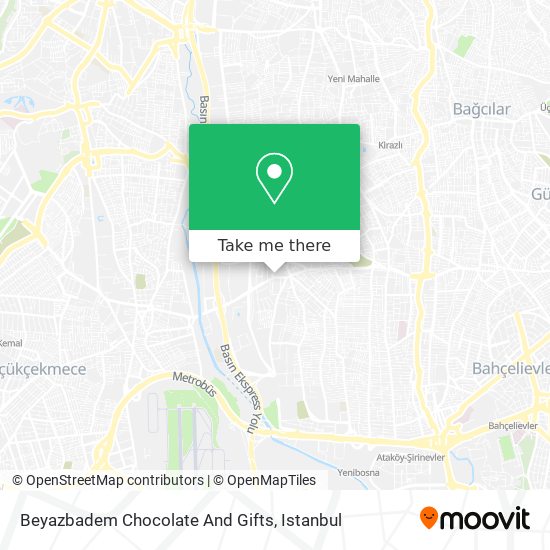 Beyazbadem Chocolate And Gifts map