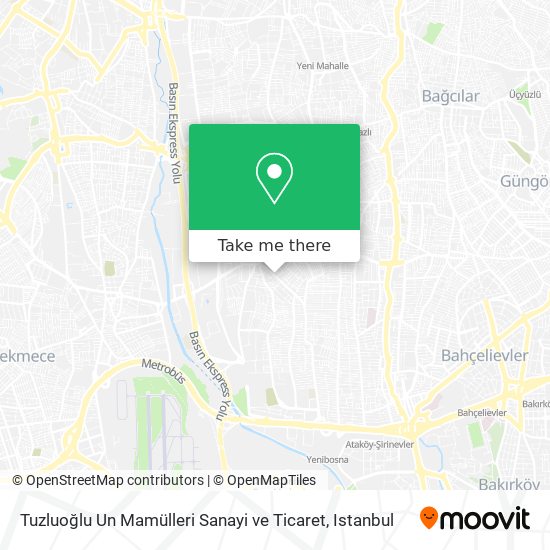 Tuzluoğlu Un Mamülleri Sanayi ve Ticaret map