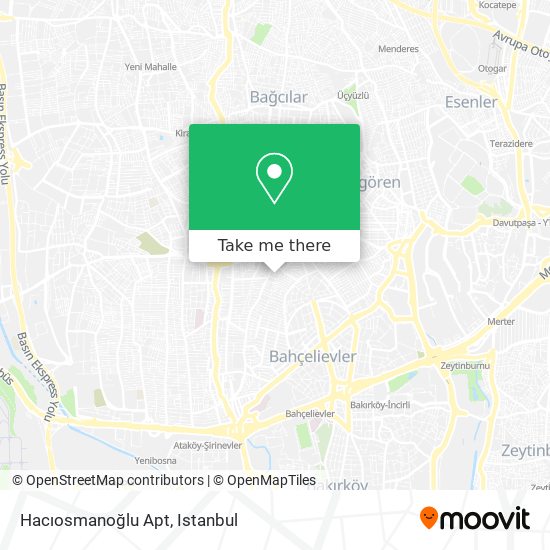 Hacıosmanoğlu Apt map