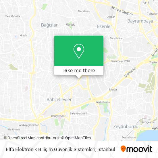 Elfa Elektronik Bilişim Güvenlik Sistemleri map