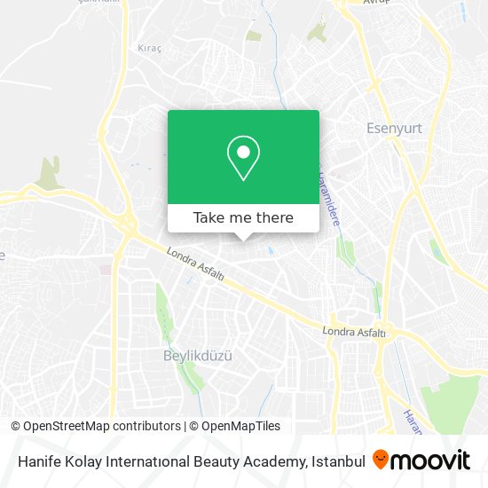 Hanife Kolay Internatıonal Beauty Academy map