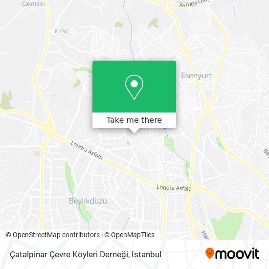 Çatalpinar Çevre Köyleri Derneği map