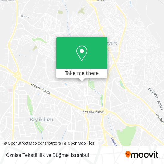 Öznisa Tekstil İlik ve Düğme map