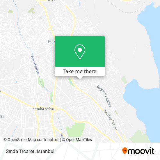 Sında Tıcaret map