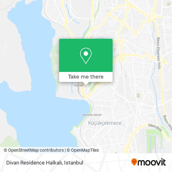 Divan Residence Halkalı map