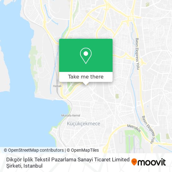 Dikgör İplik Tekstil Pazarlama Sanayi Ticaret Limited Şirketi map
