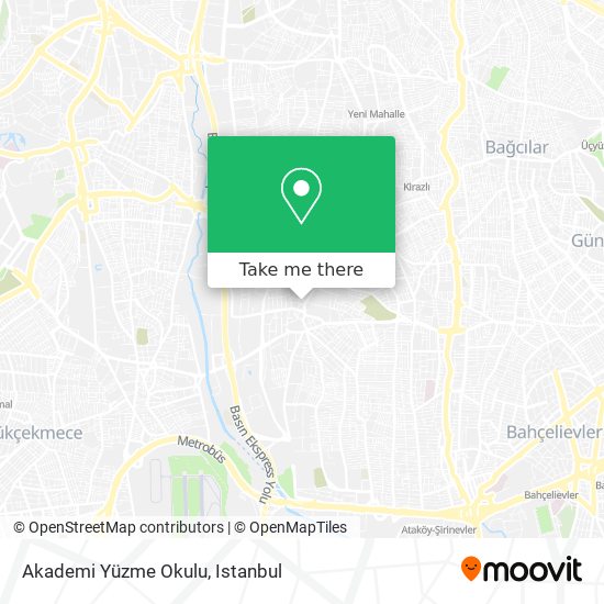 Akademi Yüzme Okulu map