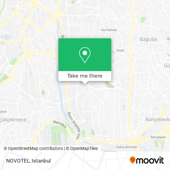 NOVOTEL map