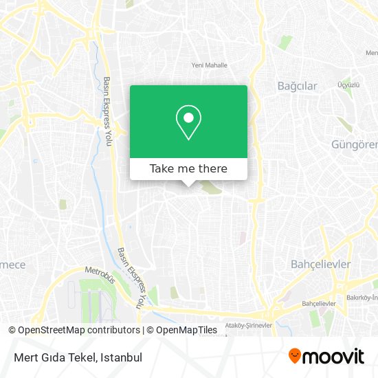 Mert Gıda Tekel map