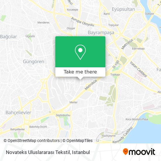 Novateks Uluslararası Tekstil map