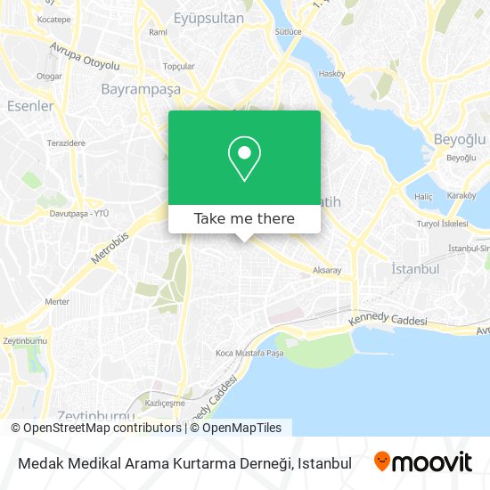 Medak Medikal Arama Kurtarma Derneği map