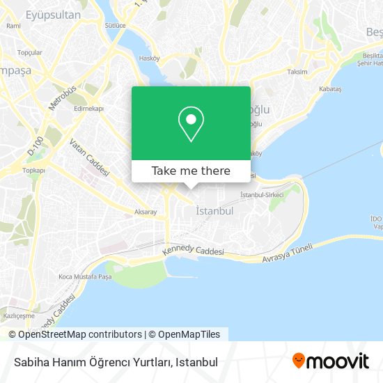 Sabiha Hanım Öğrencı Yurtları map