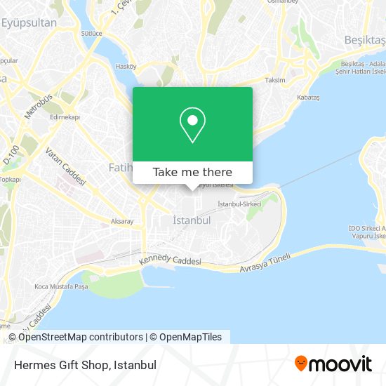 Hermes Gıft Shop map