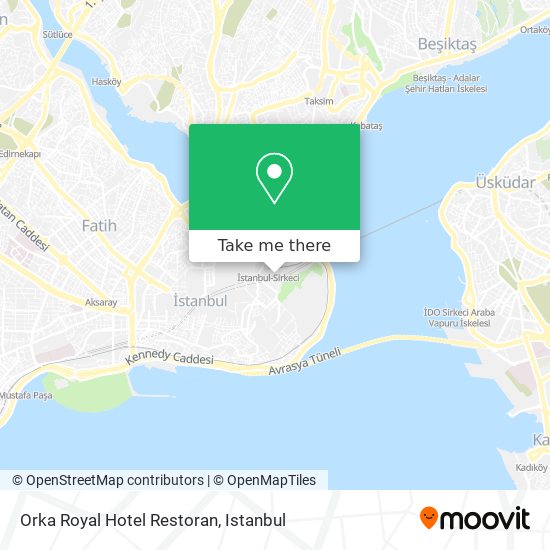 Orka Royal Hotel Restoran map