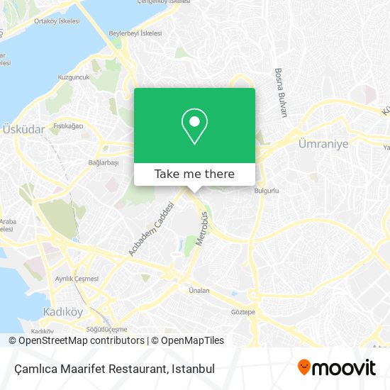 Çamlıca Maarifet Restaurant map