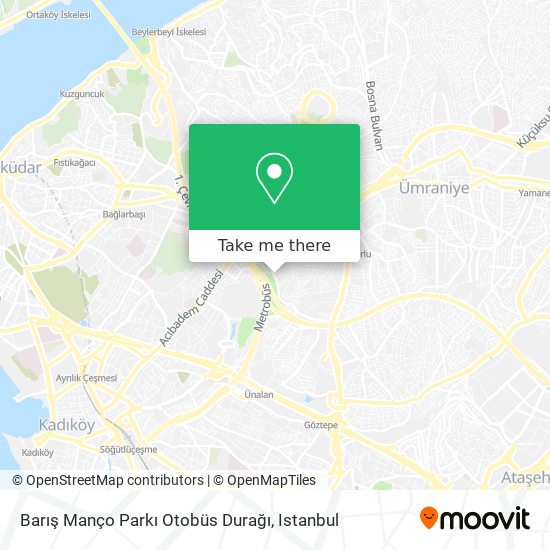 Barış Manço Parkı Otobüs Durağı map