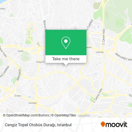 Cengiz Topel Otobüs Durağı map