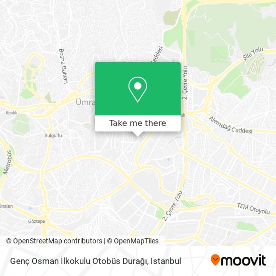 Genç Osman İlkokulu Otobüs Durağı map