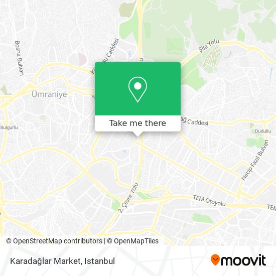 Karadağlar Market map