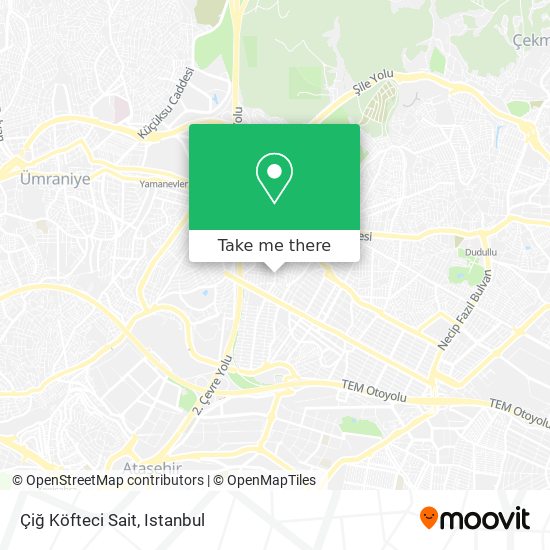 Çiğ Köfteci Sait map