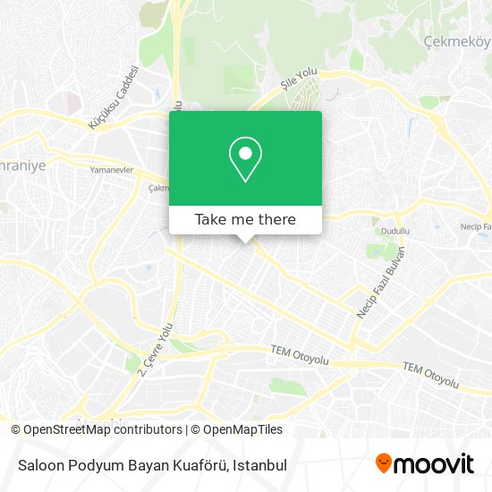Saloon Podyum Bayan Kuaförü map