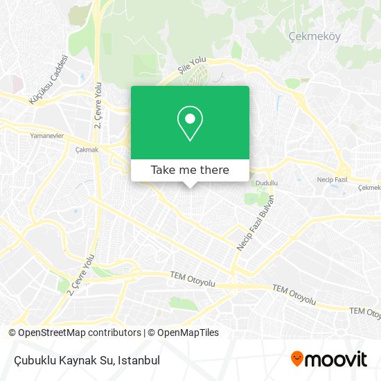 Çubuklu Kaynak Su map