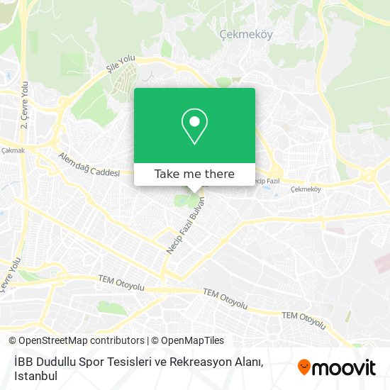 İBB Dudullu Spor Tesisleri ve Rekreasyon Alanı map