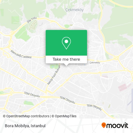 Bora Mobilya map