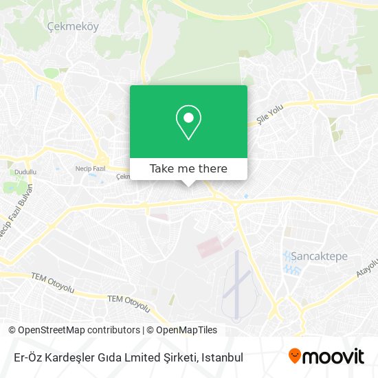 Er-Öz Kardeşler Gıda Lmited Şirketi map