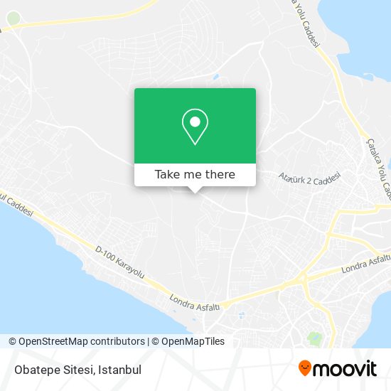 Obatepe Sitesi map