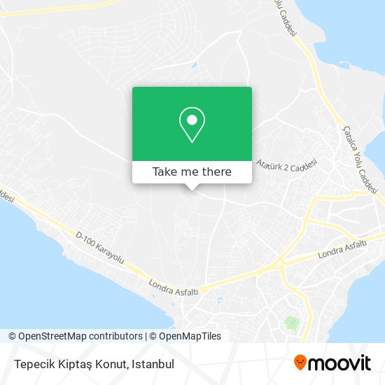 Tepecik Kiptaş Konut map