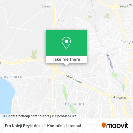 Era Koleji Beylikdüzü-1 Kampüsü map