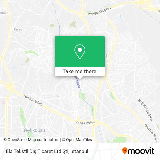 Ela Tekstil Dış Ticaret Ltd.Şti map