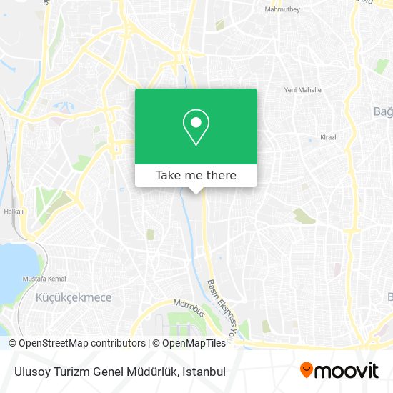 Ulusoy Turizm Genel Müdürlük map