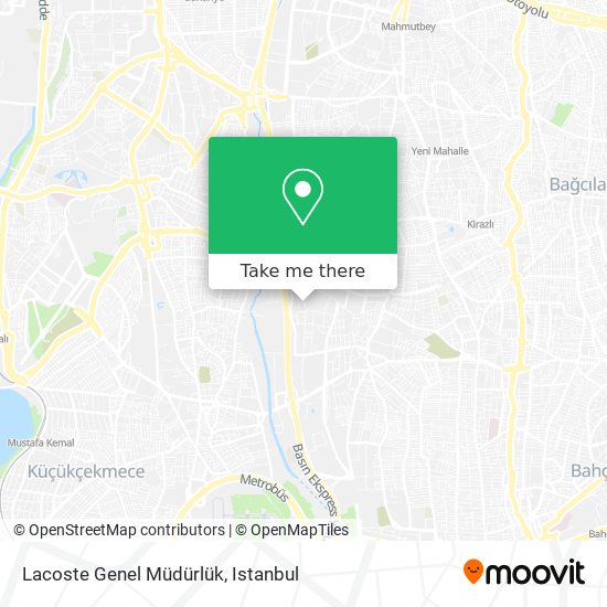 Lacoste Genel Müdürlük map