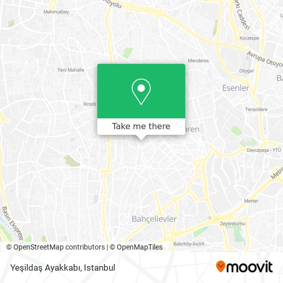 Yeşildaş Ayakkabı map