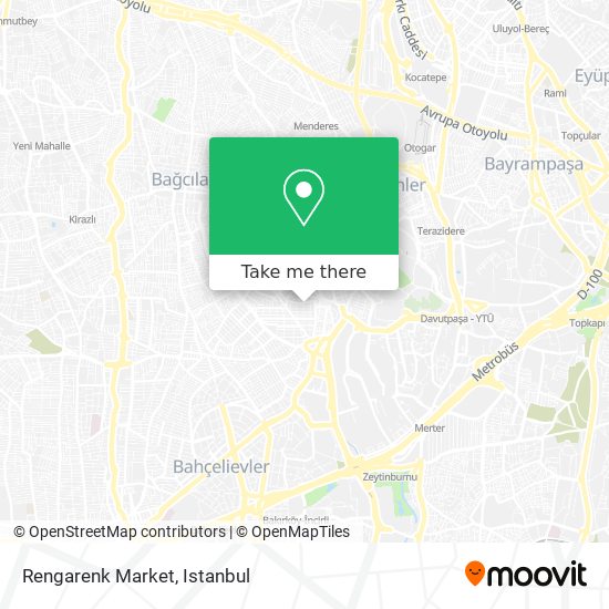 Rengarenk Market map