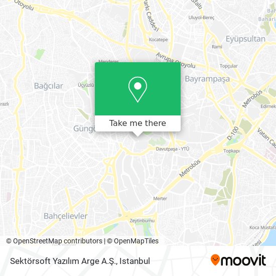 Sektörsoft Yazılım Arge A.Ş. map