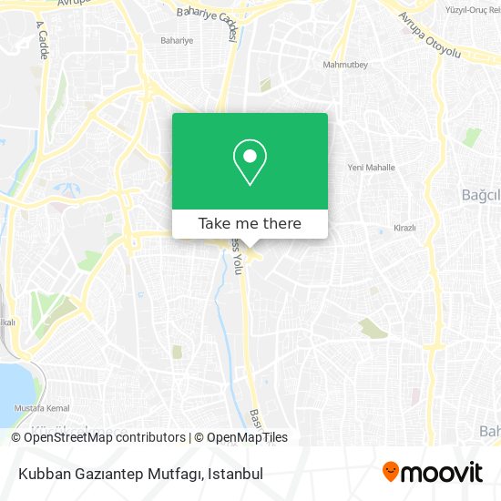 Kubban Gazıantep Mutfagı map