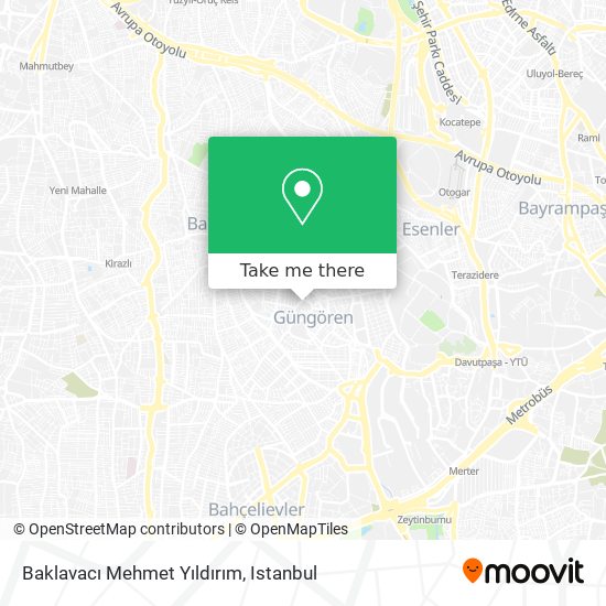 Baklavacı Mehmet Yıldırım map