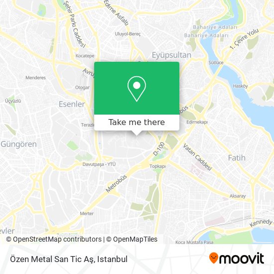 Özen Metal San Tic Aş map