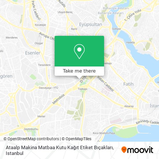 Ataalp Makina Matbaa Kutu Kağıt Etiket Bıçakları map