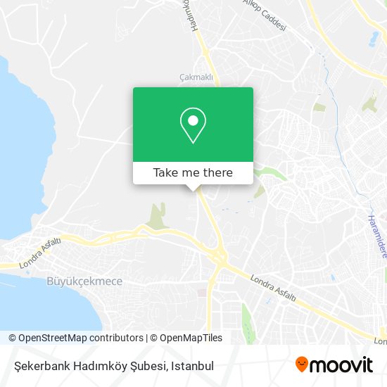 Şekerbank Hadımköy Şubesi map