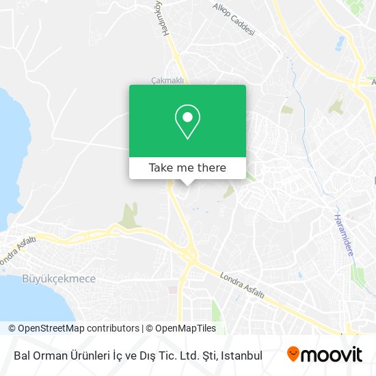 Bal Orman Ürünleri İç ve Dış Tic. Ltd. Şti map
