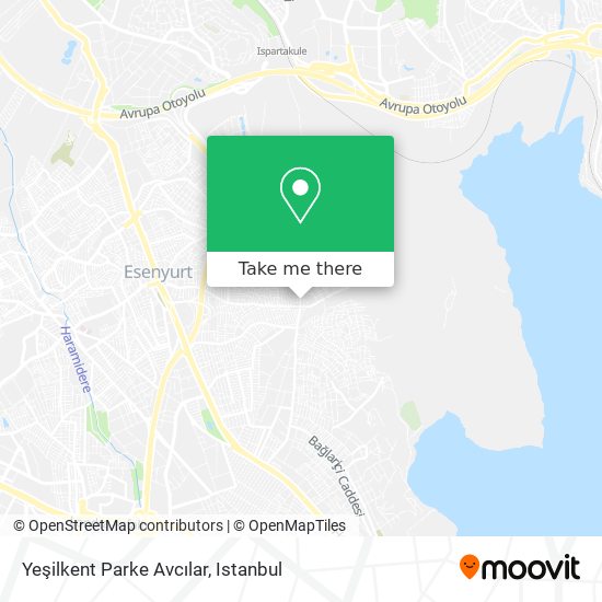 Yeşilkent Parke Avcılar map