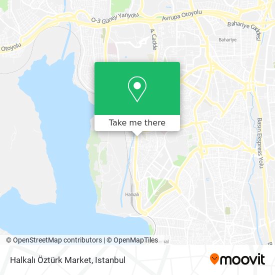 Halkalı Öztürk Market map