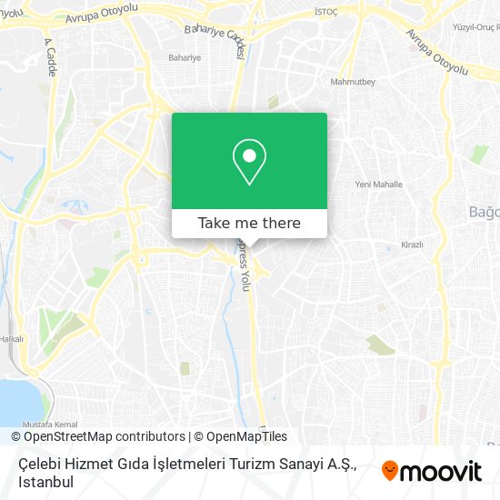 Çelebi Hizmet Gıda İşletmeleri Turizm Sanayi A.Ş. map