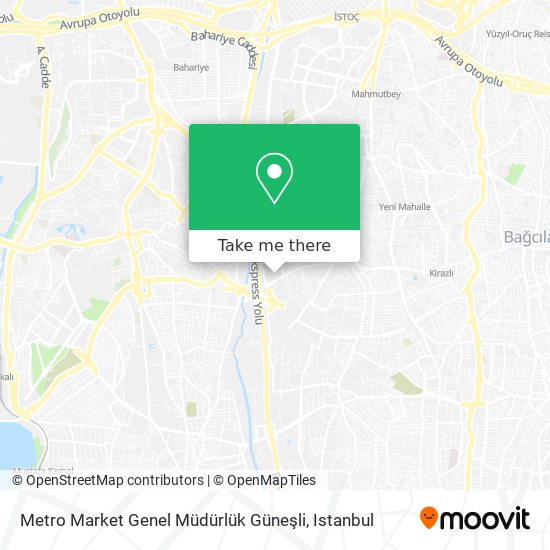 Metro Market Genel Müdürlük Güneşli map