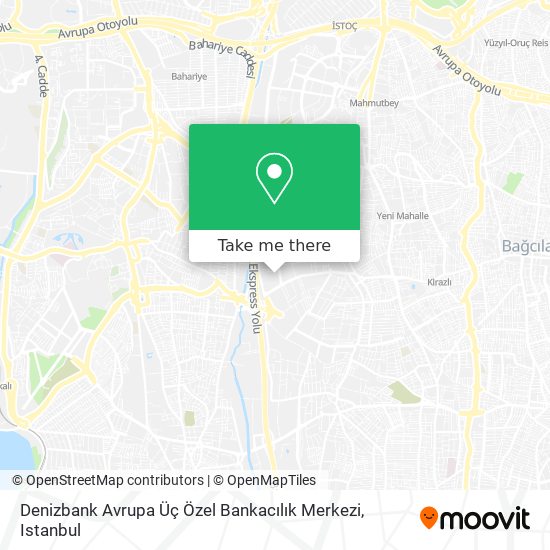 Denizbank Avrupa Üç Özel Bankacılık Merkezi map